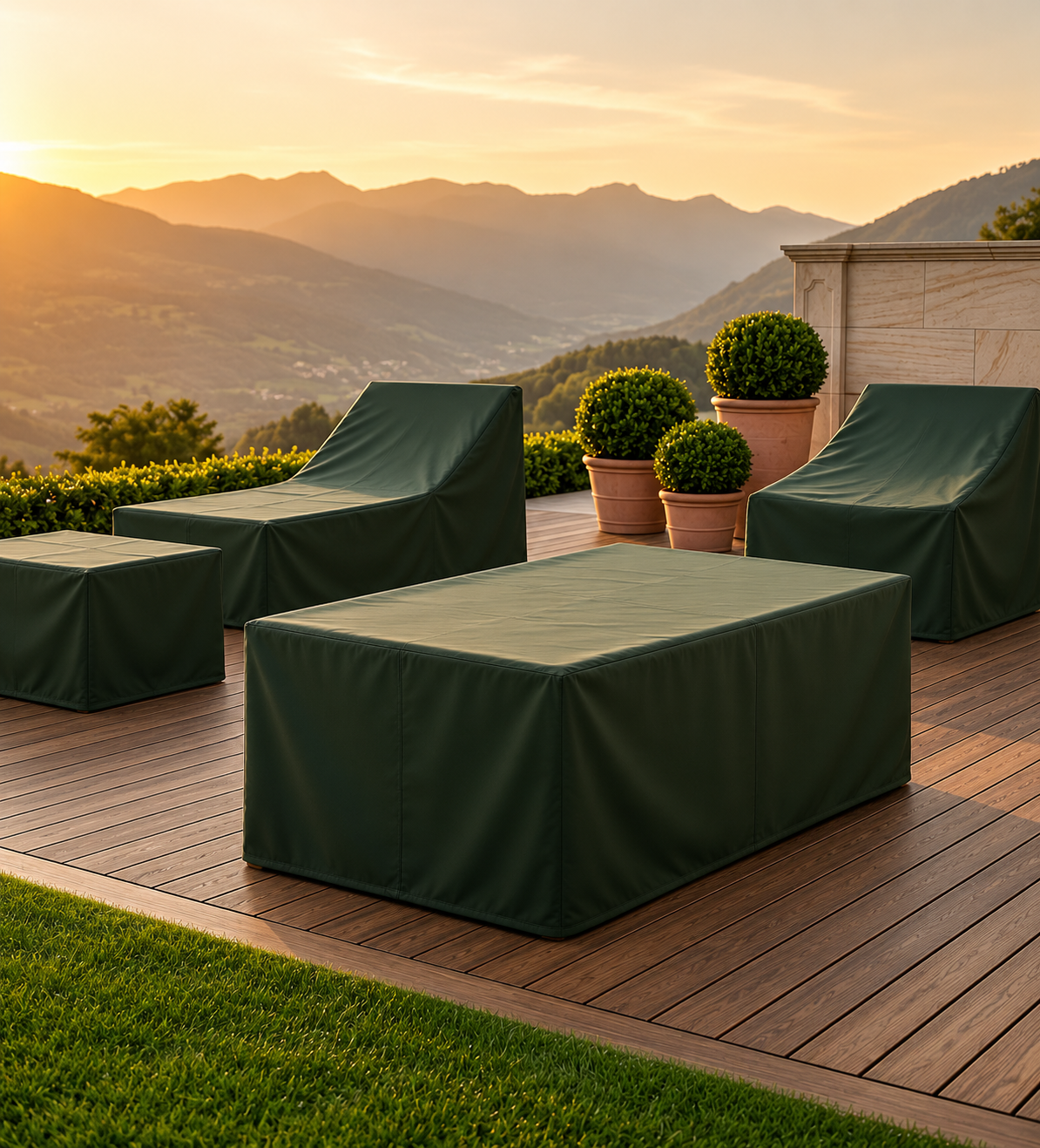 Premium Abdeckhauben für Gartenmöbel – Grillabdeckung